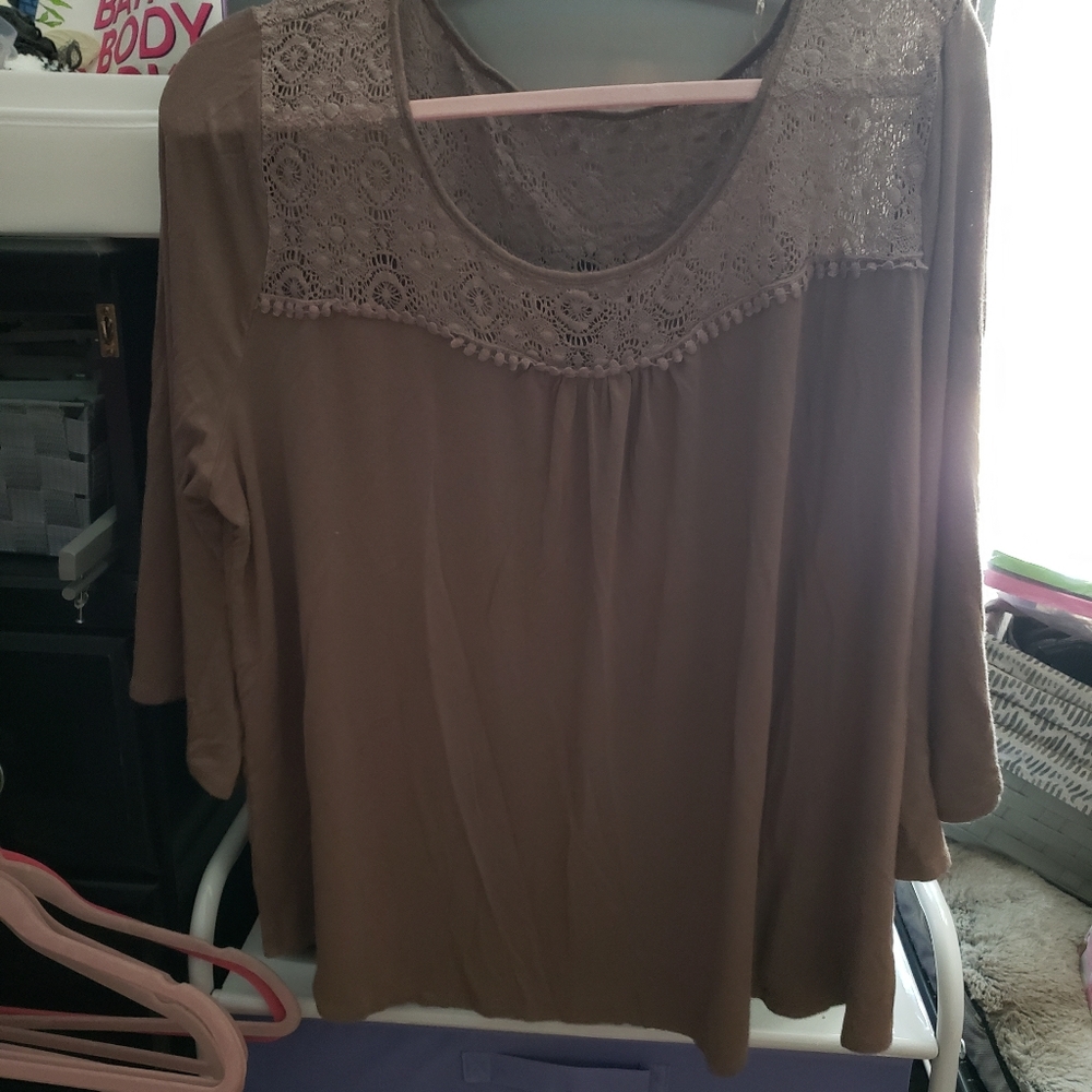 3/$15 3/4 sleeve blouse